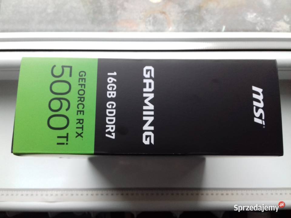 Pudełko MSI GeForce RTX 5060Ti 16GB gddr7 na Bydgoszcz