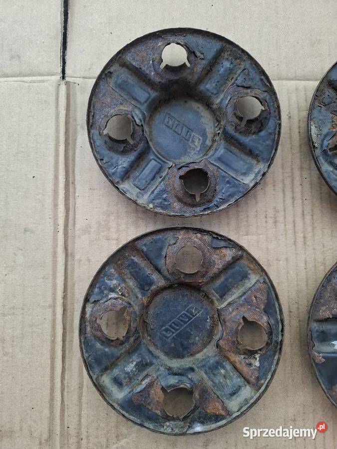 Oryginalne metalowe kołpaczki kołpaki dekielki Strzelce Opolskie