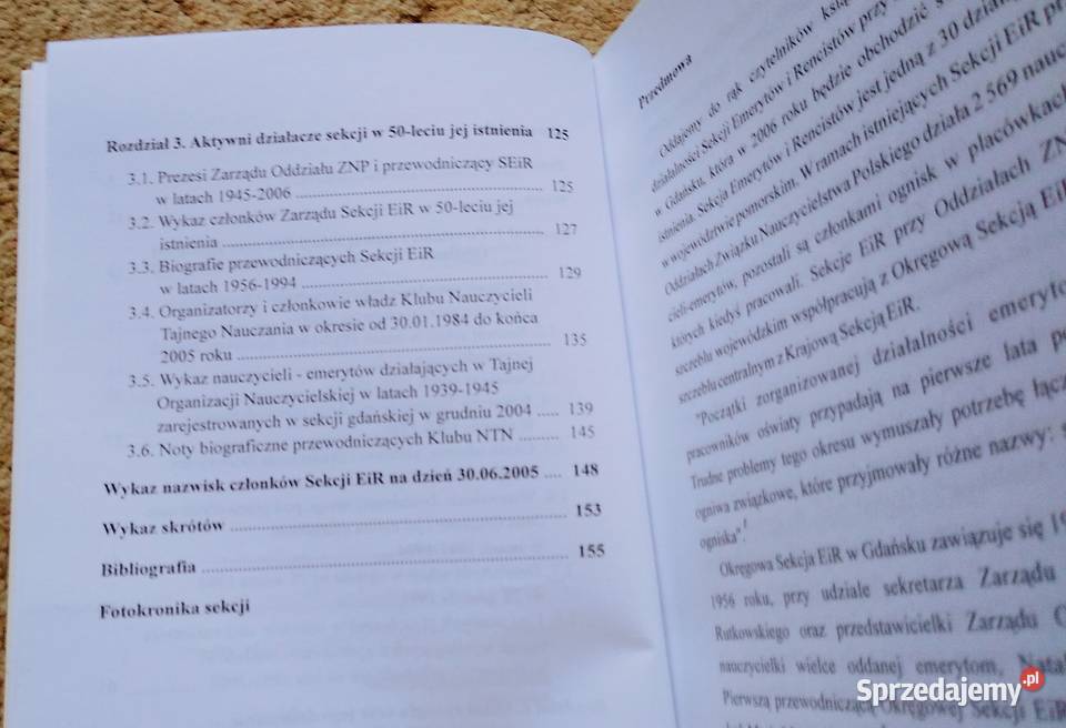 50 lat Sekcji Emerytów i Rencistów ZNP w Gdańsku Gdańsk sprzedam