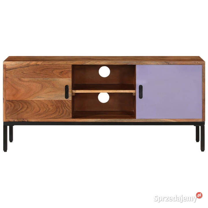Szafka pod TV miodowy brąz i szary 110x30x50 Warszawa
