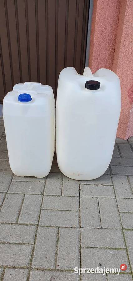 Kanistry plastikowe na wodę 50 i 30 litrow