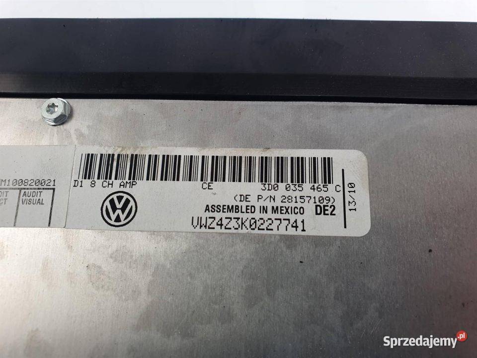WZMACNIACZ VOLKSWAGEN PHAETON II LIFT 3D0035465C Pozostałe Lipno