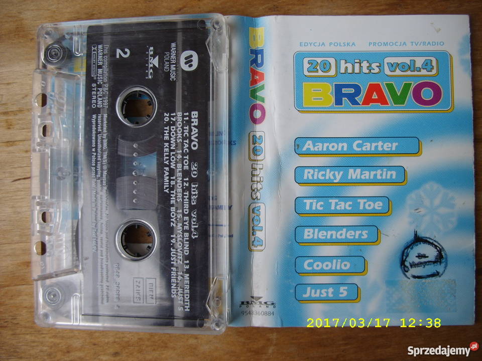 DANCE kaseta BRAVO 20 HITS 2 kasety kaseta Wołów