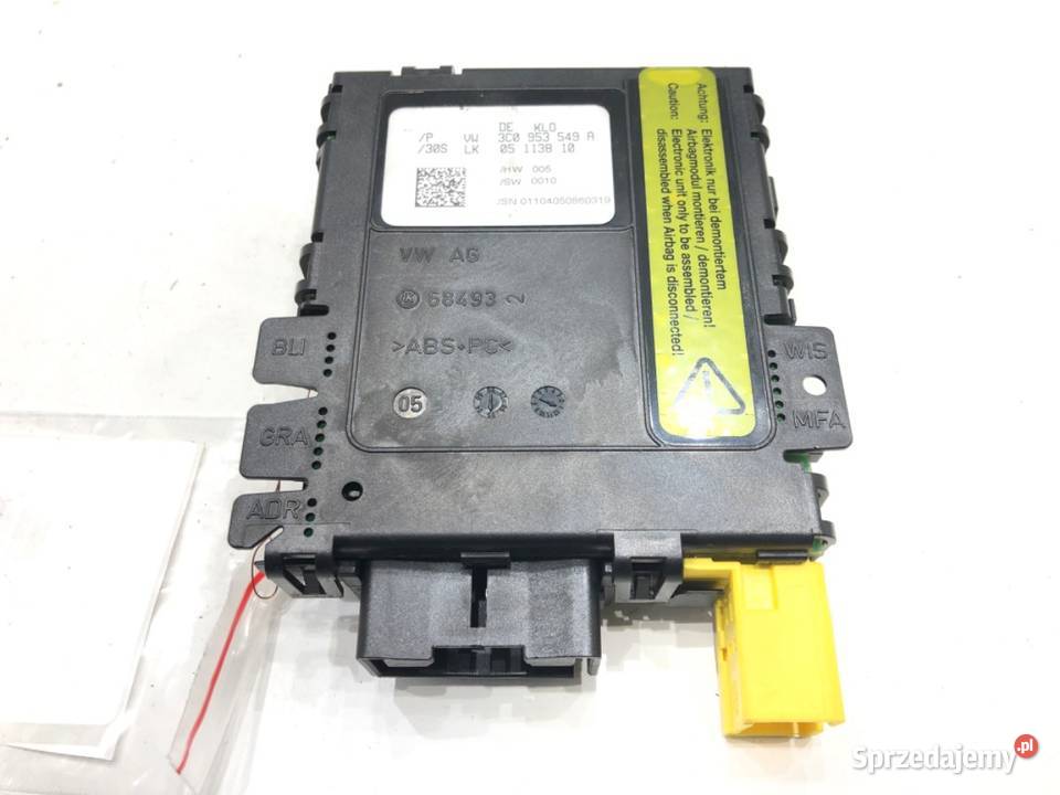 CZUJNIK KĄTA SKRĘTU VW PASSAT B6 3C0953549A 0510