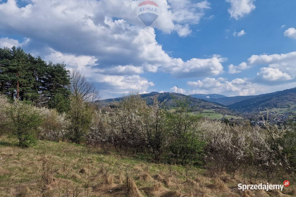 Działka z pięknym widokiem śląskie Wieprz