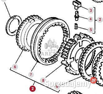 Massey Ferguson 3690 Pierścień Synchronizatora Pozostałe Jastrzębniki