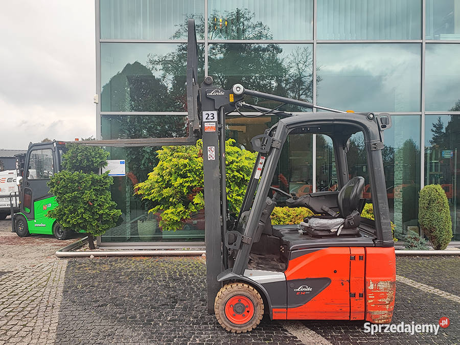 Wózek widłowy elektryczny Linde E1402 hilo 334 m