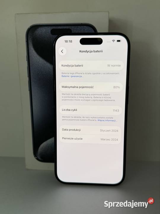 iPhone 15 Pro 128GB Idealny Stan sprzedam