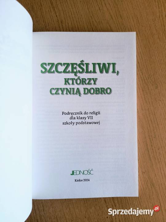 Szczęśliwi którzy czynią dobro Podręcznik Rok wydania 2024 Katowice