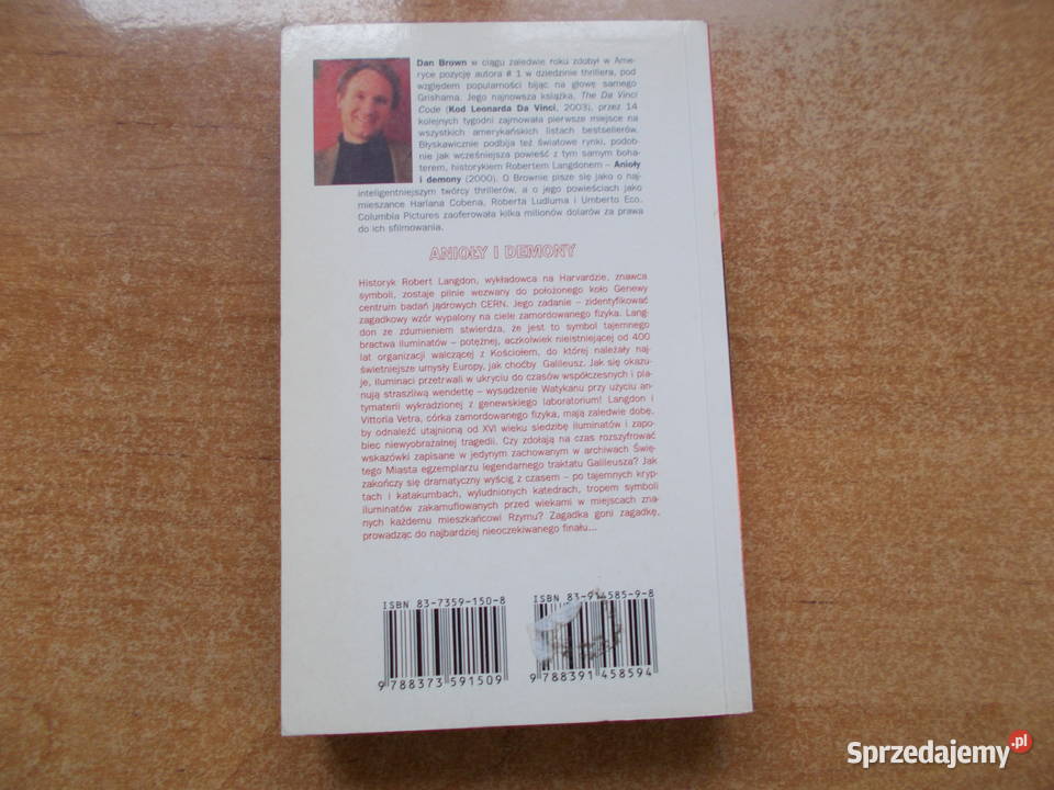Dan Brown Anioły i demony miękka