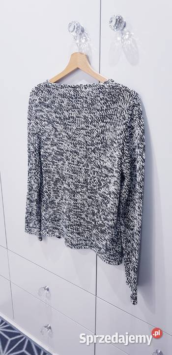 Dzianinowy damski sweter z warkoczem śląskie Dąbrowa Górnicza