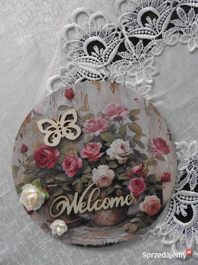 Panel ścienny tabliczka powitalna dekoracja Bytom