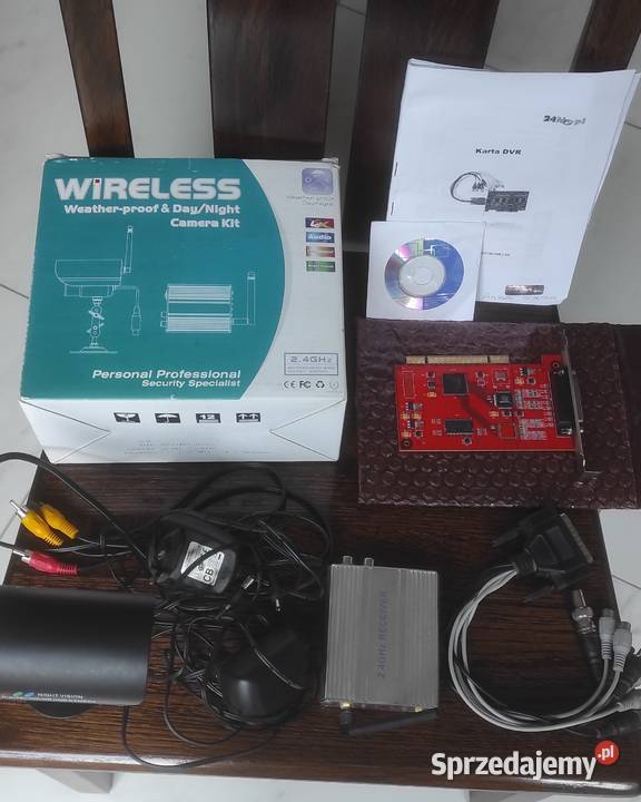 Komplet kamera odbiornik karta DVR sprzedam