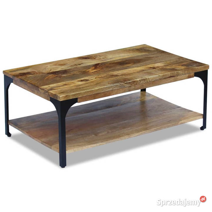 Stolik kawowy z drewna mango 100x60x38 WM243341 Warszawa