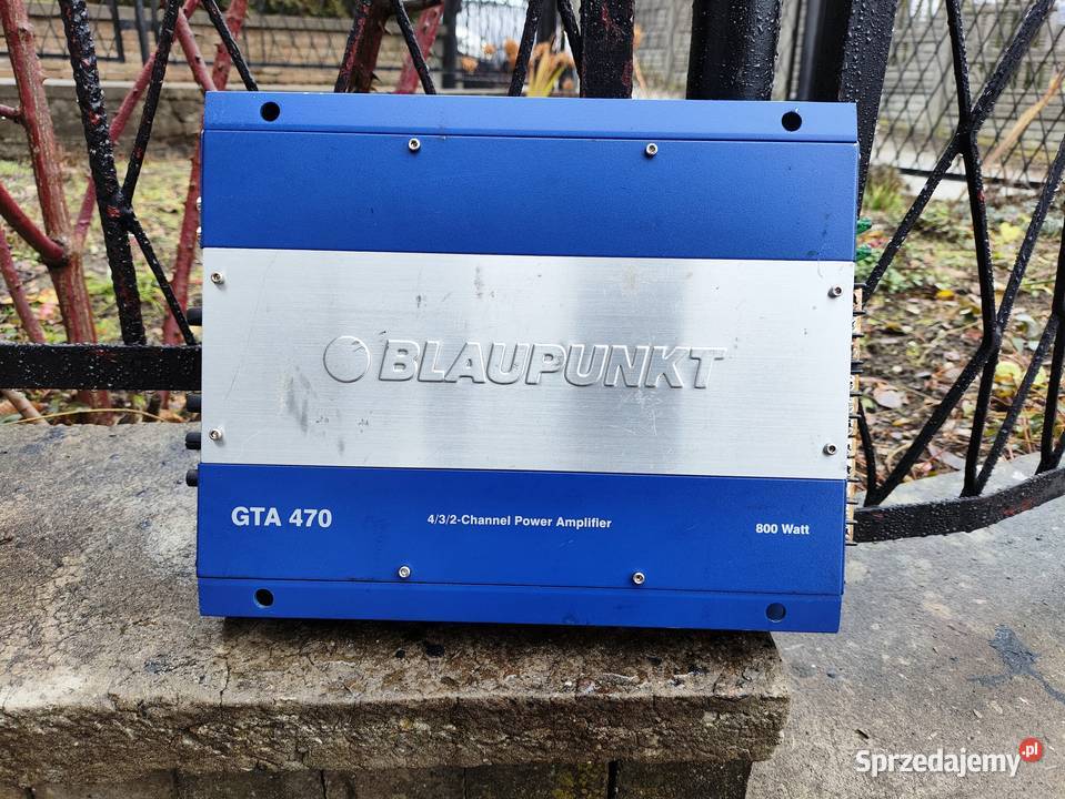 Wzmacniacz samochodowy 4 kanałowy Blaupunkt GTA śląskie Niegowonice