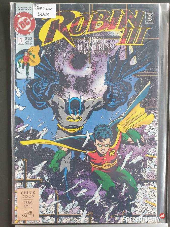 Robin Cry Huntress zestaw 4 komiksów DC USA Gdynia