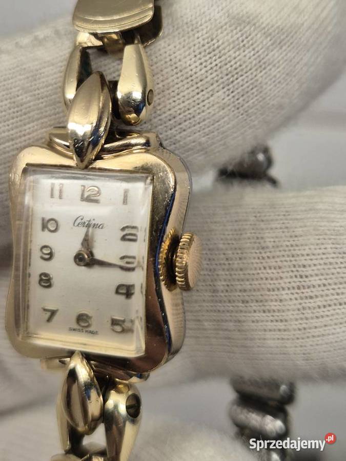 Rzadki zegarek vintage Certina Au śląskie Chorzów sprzedam