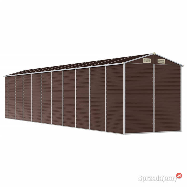 Szopa ogrodowa brązowa 191x895x198 stal