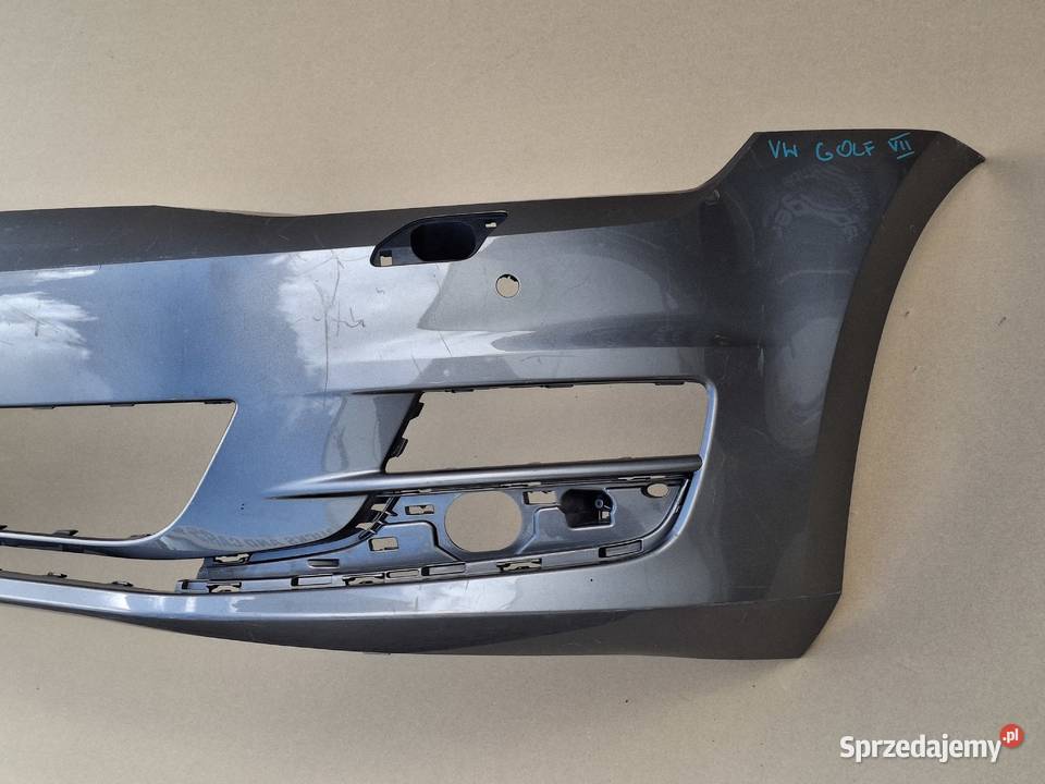 VW GOLF VII 7 ZDERZAK PRZÓD PRZEDNI SPRYSKI PDC Bieleń