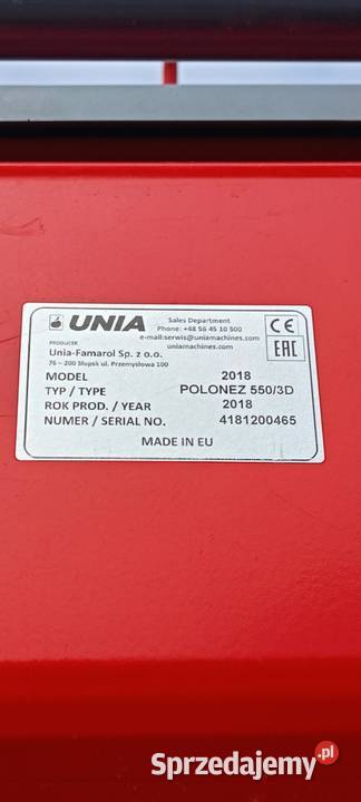 Siewnik Unia Famarol POLONEZ 5503D nieuszkodzony Krzepielów