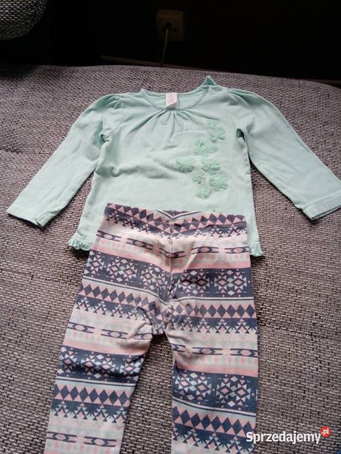 Komplet dziewczynki 8692 legginsy bluzeczka kujawsko-pomorskie Włocławek