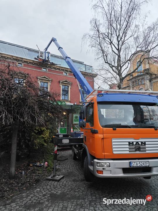 ZWYŻKA WOJKOWICE wynajem zwyżki podnośnik Usługi