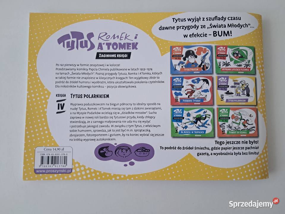 Książkikomiksy Tytus Zaginione księgi H J Kraków