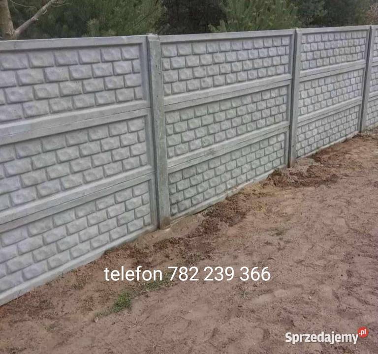 Ogrodzenia betonowe Mierzno
