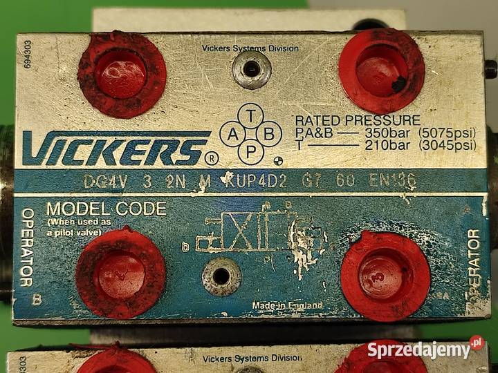 Blok JCB 35903500 Elektrozawór 02349388 VICKERS wielkopolskie Wilkowo