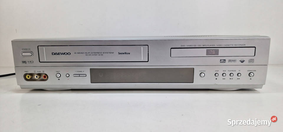 Video VHS DVD kombo Daewoo SD7400 6 head stereo