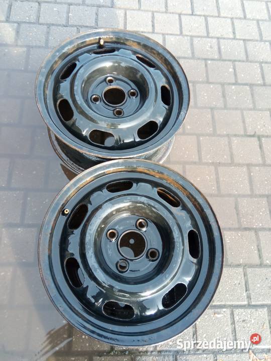 felgi stalowa vw 4x100 x6j x14xh2 2 sztuki 220 stalowe Samochodowe śląskie