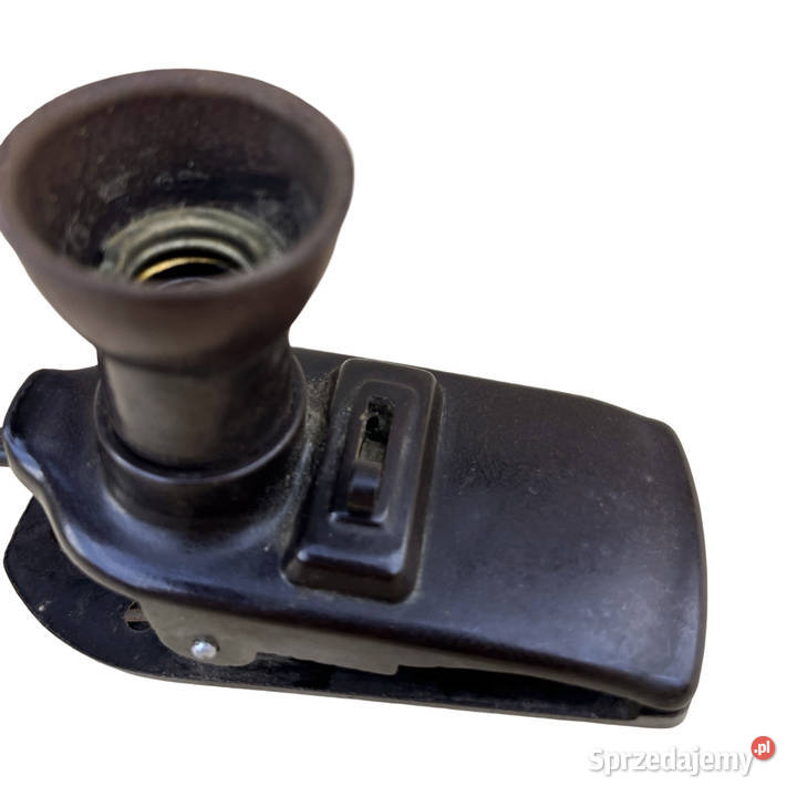 Klipsowa bakelitowa lampka nocna Niemcy lata 30 Warszawa