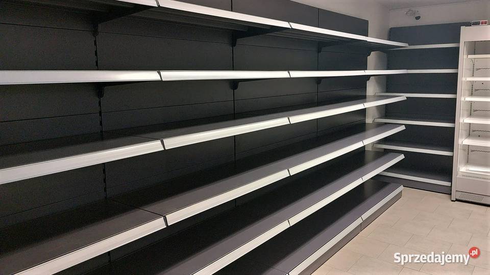 Regał sklepowy przyścienny Mago regał metalowy Barczewo