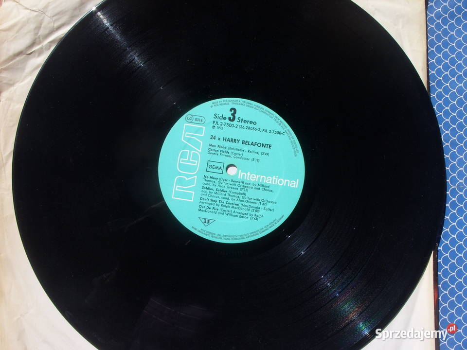 Winyl LP HARRY BELAFONTE24 X1975 2 LP sprzedam