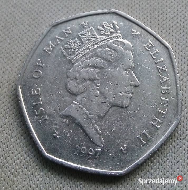ISLE OF MAN50 PENCE1997 r WYŚCIGI Legionowo