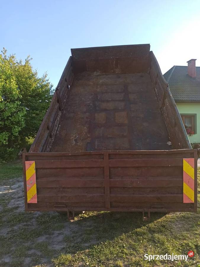 Przyczepa jednoosiowa wywrotka kiper Przyczepy rolnicze Chełm