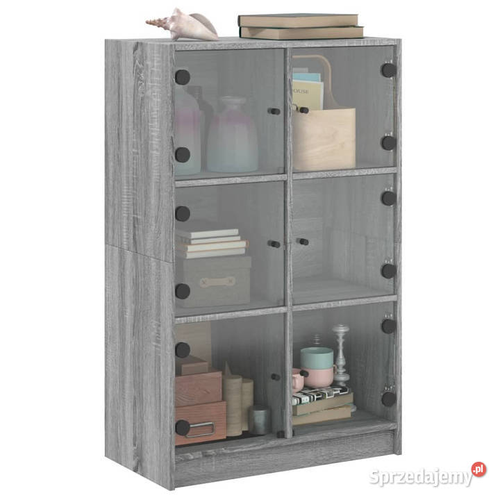 Szafka z drzwiczkami szary dąb sonoma 68x37x109 Warszawa