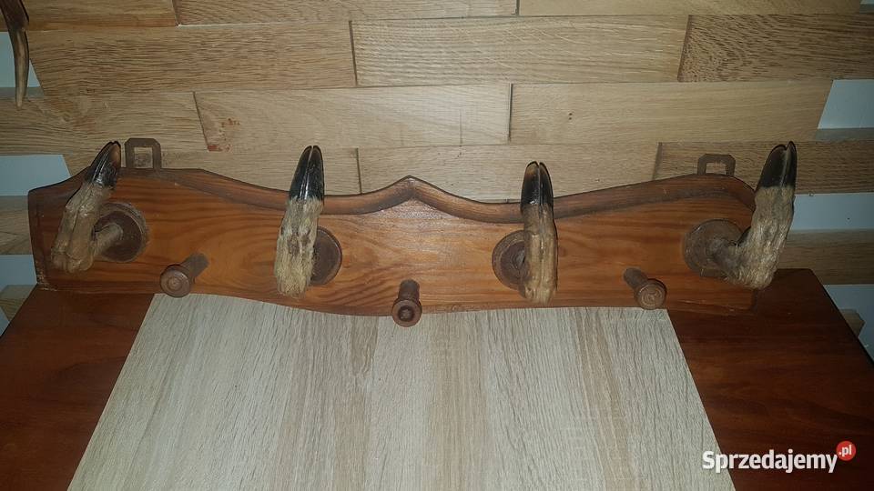 Rustykalny wieszak myśliwego Sejny sprzedam