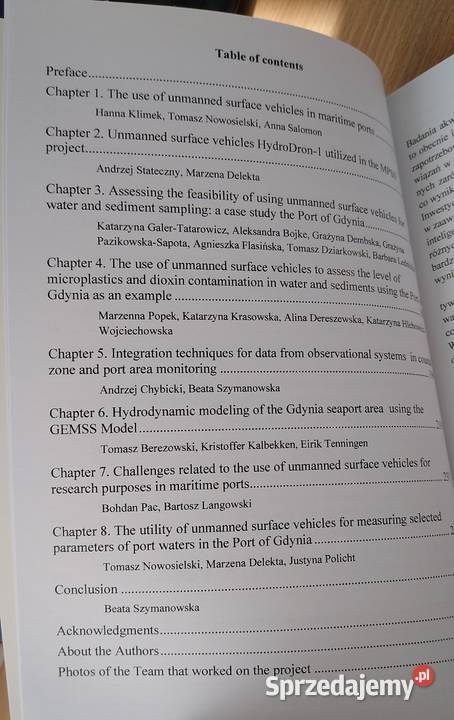 Innowacyjne metody badań akwenów portowych Gdańsk sprzedam