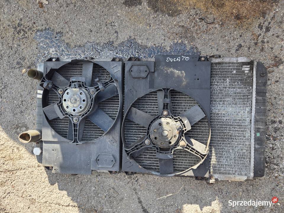 Chłodnica wody wentylatory Fiat Ducato Łagów
