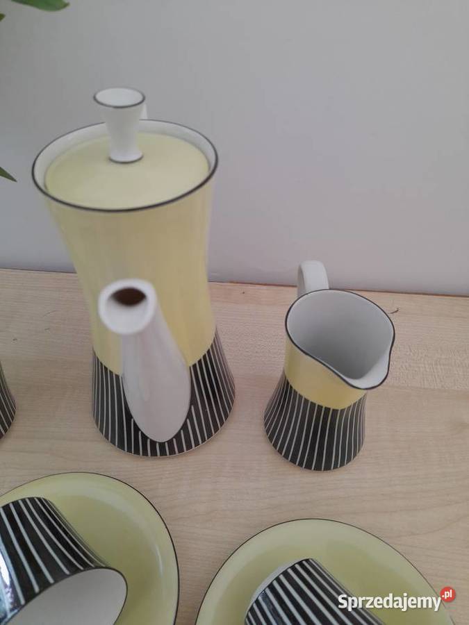 Porcelanowy serwis espresso Volkstedt lata Bogatynia