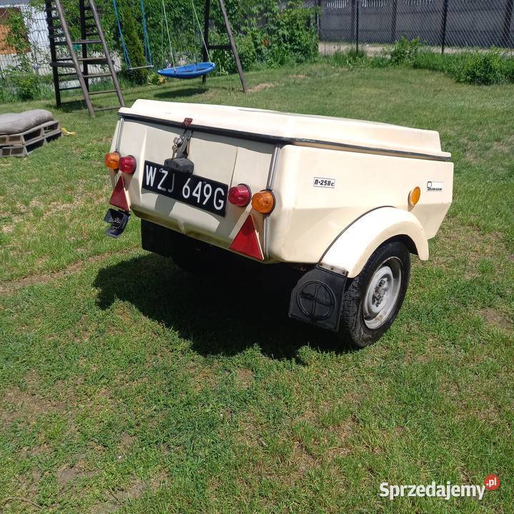 PRZYCZEPKA Niewiadów N250C 1989r z dokumentami 250kg Warszawa