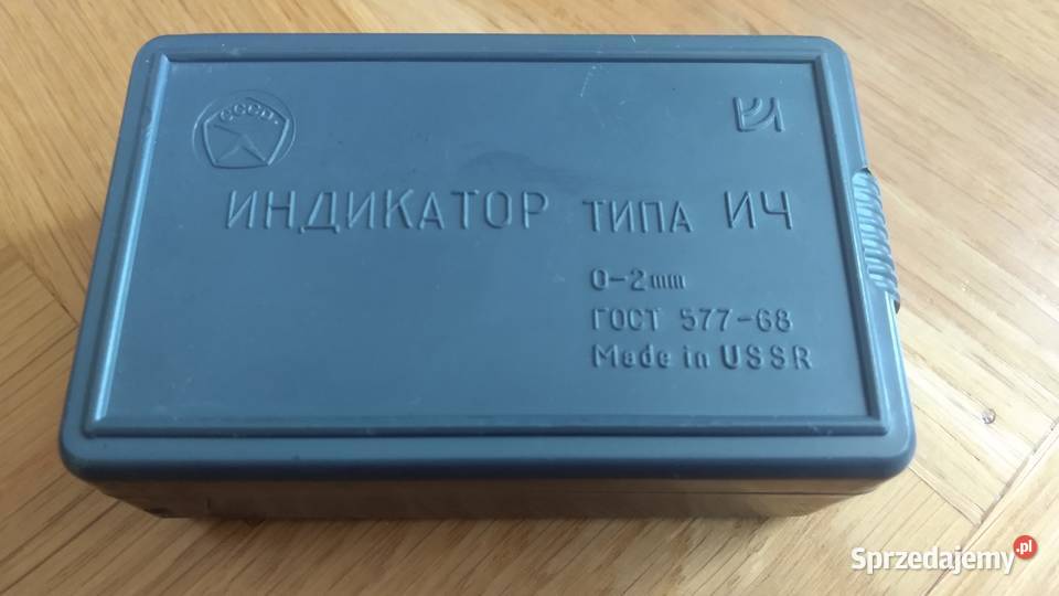 Czujnik zegarowy CCCP USSR dokładność 001mm śląskie Chorzów