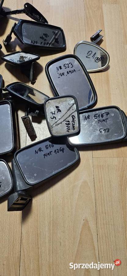 Lusterko Warszawa Syrena Fiat Trabant Polonez osobowe