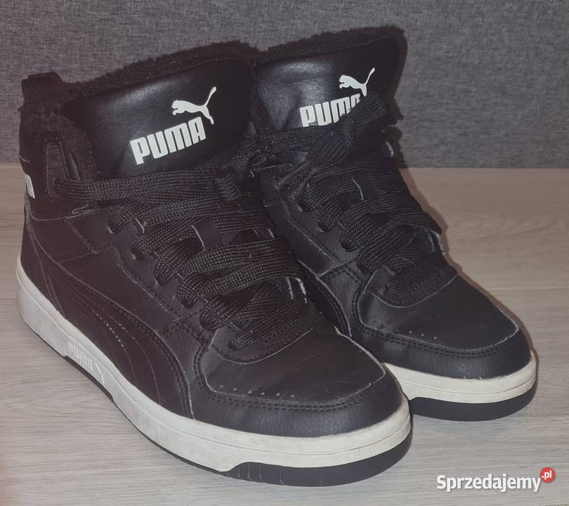 Buty ocieplane Sneakersy Puma Rebound Joy Fur 37 biały
