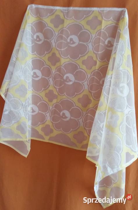 Firanka białożółta 68x153Firanki firany Łódź