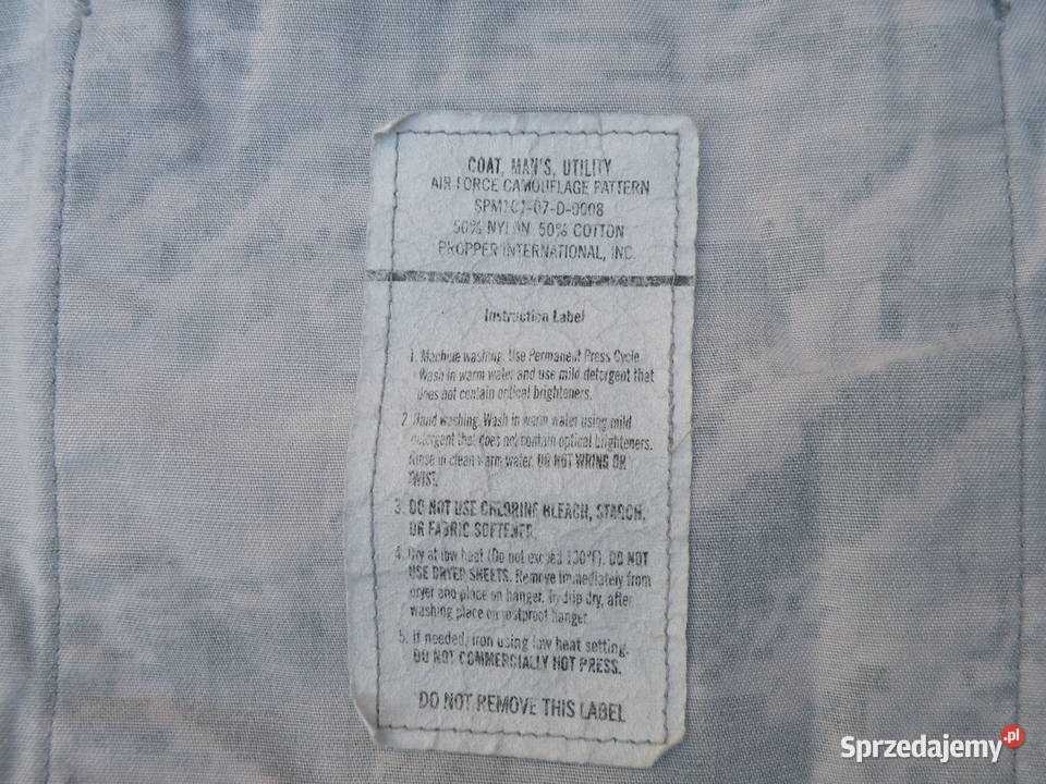 Bluza ABU USAF tiger stripes 40R nyco Wrocław sprzedam