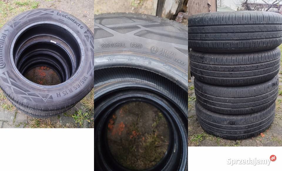 2021r 4x Opony letnie Continental EcoContact 6 Samochodowe Szczecin