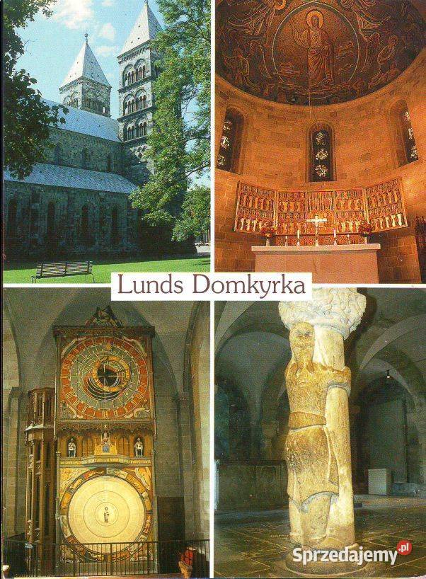 Kart Pocz Szwecja Lunds widoki