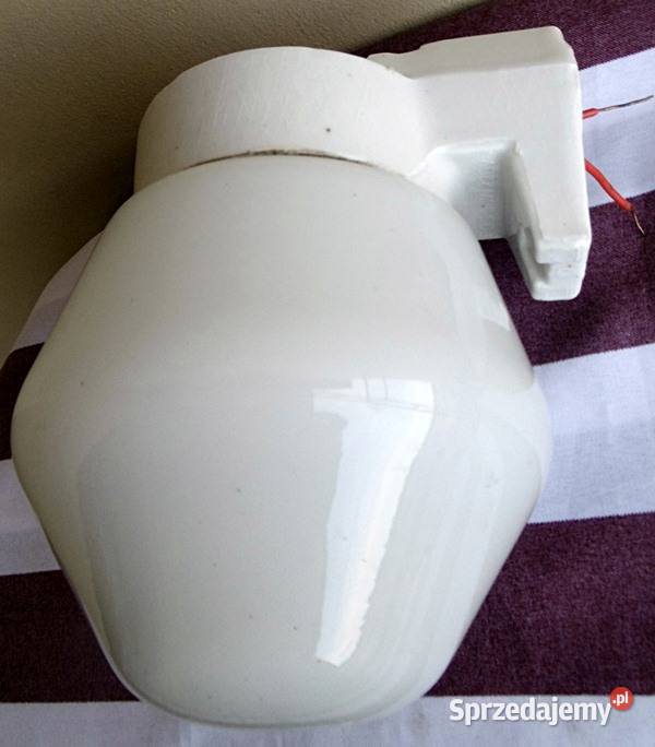 Lampa hermetyczna na ścianę z oprawką E 27 biały Ostrów Wielkopolski